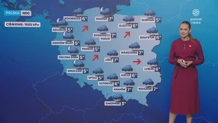 Chmury deszczowe opuszczają Polskę