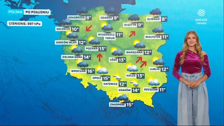 Prognoza pogody na piątkowe popołudnie