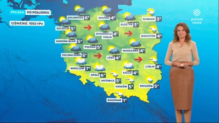 Prognoza pogody na wtorkowe popołudnie