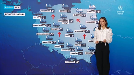 Niskie temperatury nocą w Polsce