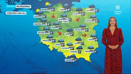 Prognoza pogody na środowe popołudnie