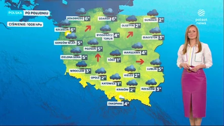 Prognoza pogody na poniedziałkowe popołudnie
