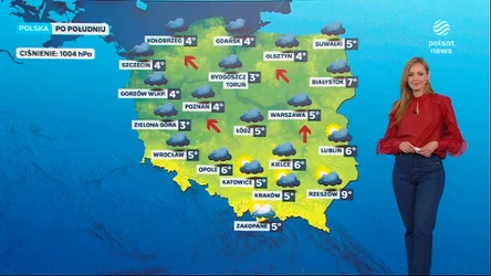 Prognoza pogody na czwartkowe popołudnie