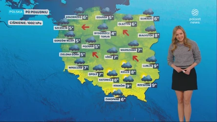 Prognoza pogody na piątkowe popołudnie