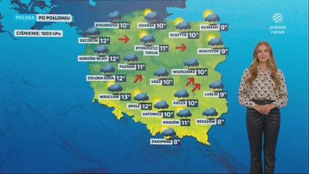 Prognoza pogody na wtorkowe popołudnie