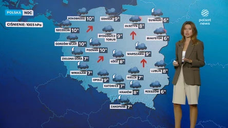 Wyjątkowo ciepła noc w Polsce