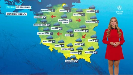 Prognoza pogody na niedzielne popołudnie