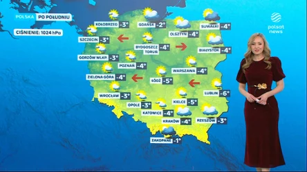 Prognoza pogody na czwartkowe popołudnie