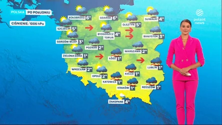 Prognoza pogody na sobotnie popołudnie