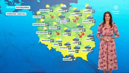 Prognoza pogody na niedzielne popołudnie