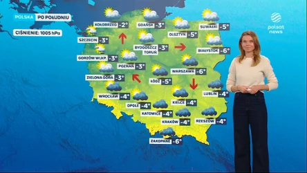 Prognoza pogody na środowe popołudnie