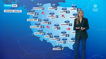 Nocą na północy Polski dodatnie temperatury