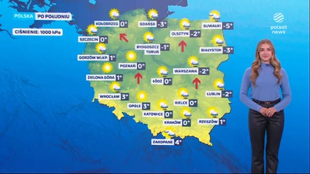 Prognoza pogody na środowe popołudnie