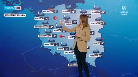 Marznące opady na południu