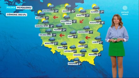 Prognoza pogody na czwartkowe popołudnie