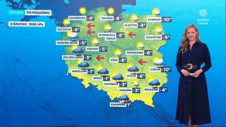 Prognoza pogody na wtorkowe popołudnie