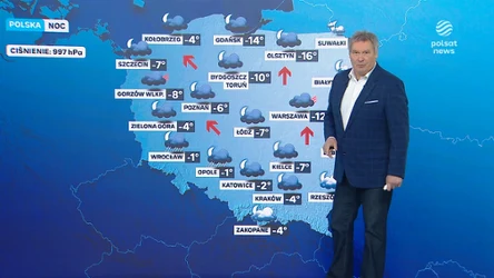 Zimna noc na północy Polski