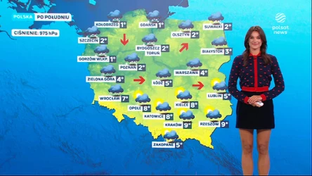 Prognoza pogody na piątkowe popołudnie