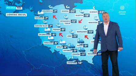 Prognoza pogody: Mróz i śnieg w całej Polsce