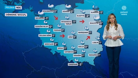 Pogodna noc w Polsce