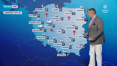 Lekki mróz na północnym wschodzie