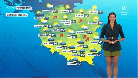 Prognoza pogody na wtorkowe popołudnie