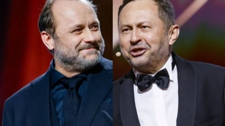 Leszek Lichota i Andrzej Konopka na 28. gali Orłów