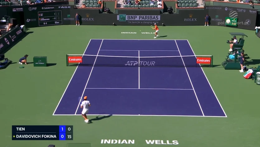 Learner Tien - Alejandro Davidovich Fokina. Skrót meczu. WIDEO