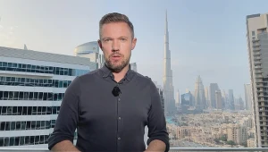 Korespondent Polsat News i Interii Tomasz Lejman w Dubaju