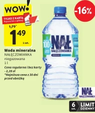 Негазована вода Nałęczowianka