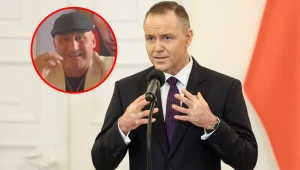 Karol Nawrocki, Marcin Najman (w kółku)