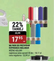 Młynek do przypraw Esperanza