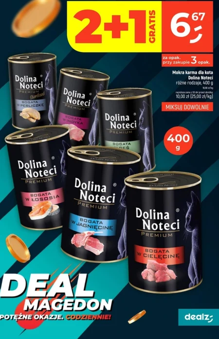 Вологий корм для котів Dolina Noteci