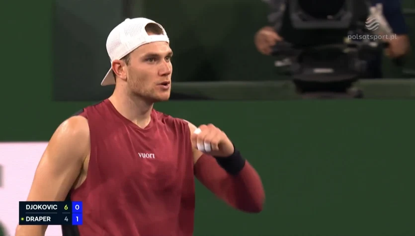 Novak Djokovic - Jack Draper. Skrót meczu. WIDEO
