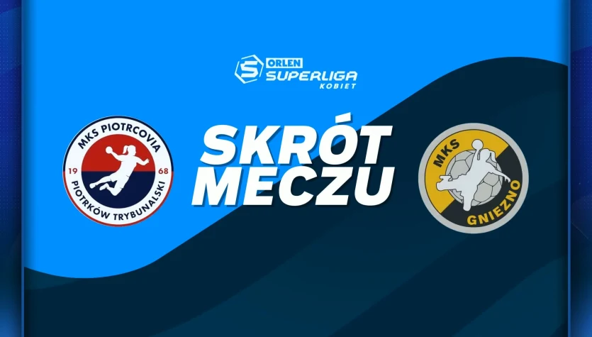 Piotrcovia Piotrków Trybunalski - Enea MKS Gniezno. Skrót meczu. WIDEO