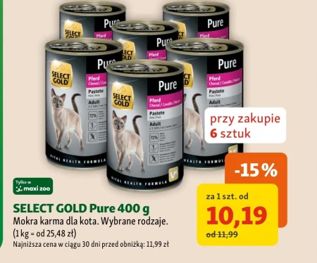 Вологий корм для котів Select Gold