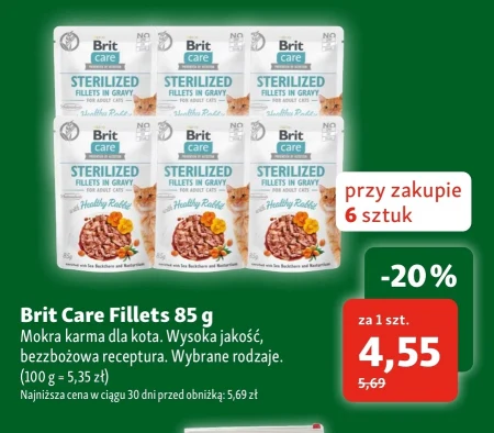 Вологий корм для котів Brit Care