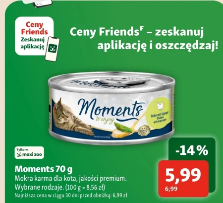 Вологий корм для котів Moments