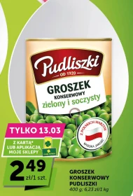 Groszek konserwowy Pudliszki