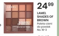 Paleta cieni do powiek Lamel