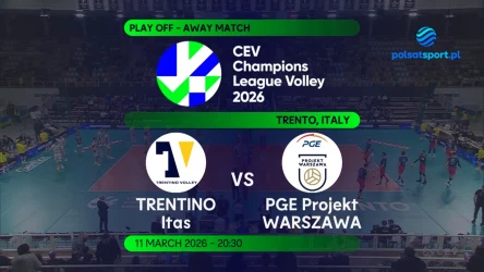 Itas Trentino - PGE Projekt Warszawa. Skrót meczu