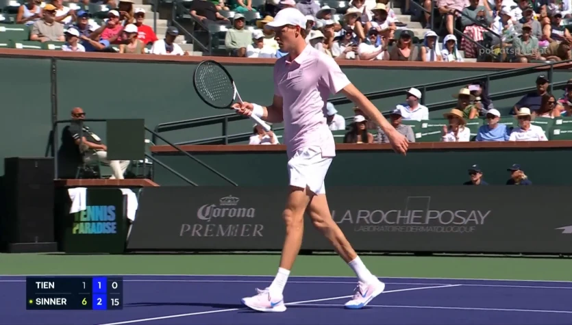 Learner Tien - Jannik Sinner. Skrót meczu. WIDEO