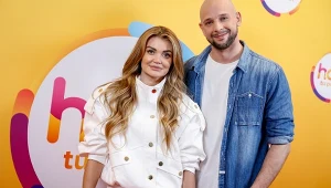 Edyta Folwarska i Maciej Pela w "halo tu polsat"