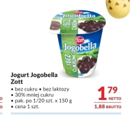 Jogurt bez cukru Jogobella