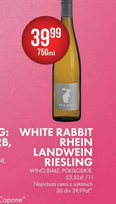 Напівсолодке вино Białe