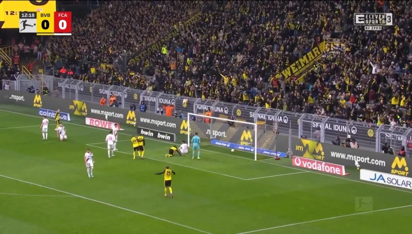 Borussia Dortmund – FC Augsburg. WIDEO (Eleven Sports)