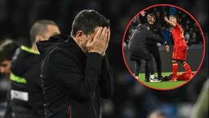 O krok od tragedii w meczu Serie A. Piłkarz osunął się na ziemię w ostatnich minutach