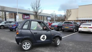 Samochód zasilany bateriami z epapierosów