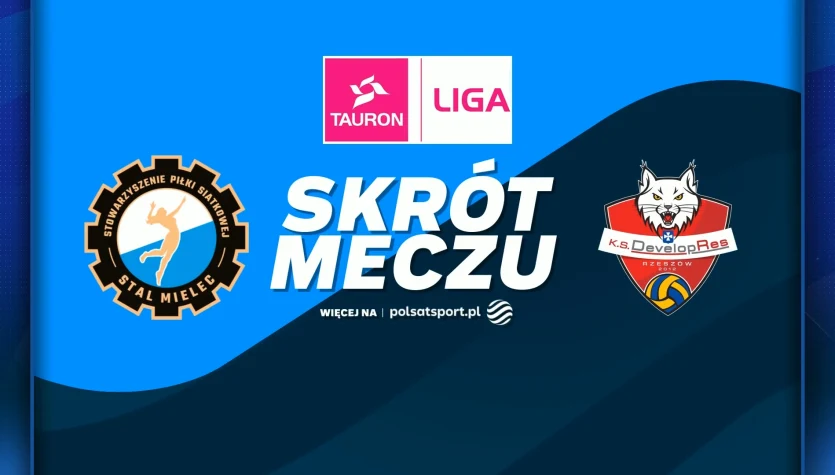 ITA TOOLS Stal Mielec - Developres Rzeszów. Skrót meczu. WIDEO