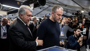 Joan Laporta i Hansi Flick, 15.03.2026 r.